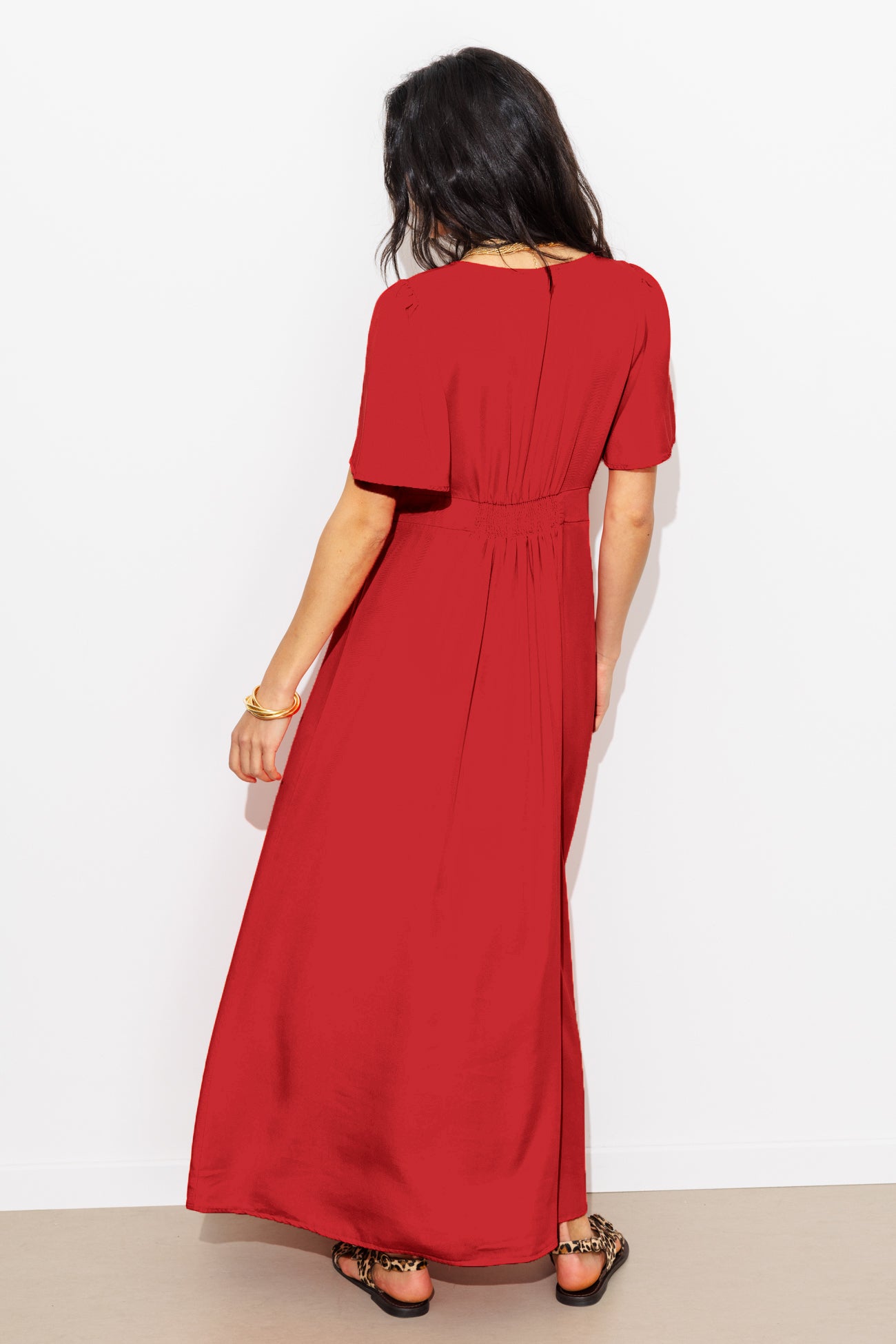 Vestido longo simples