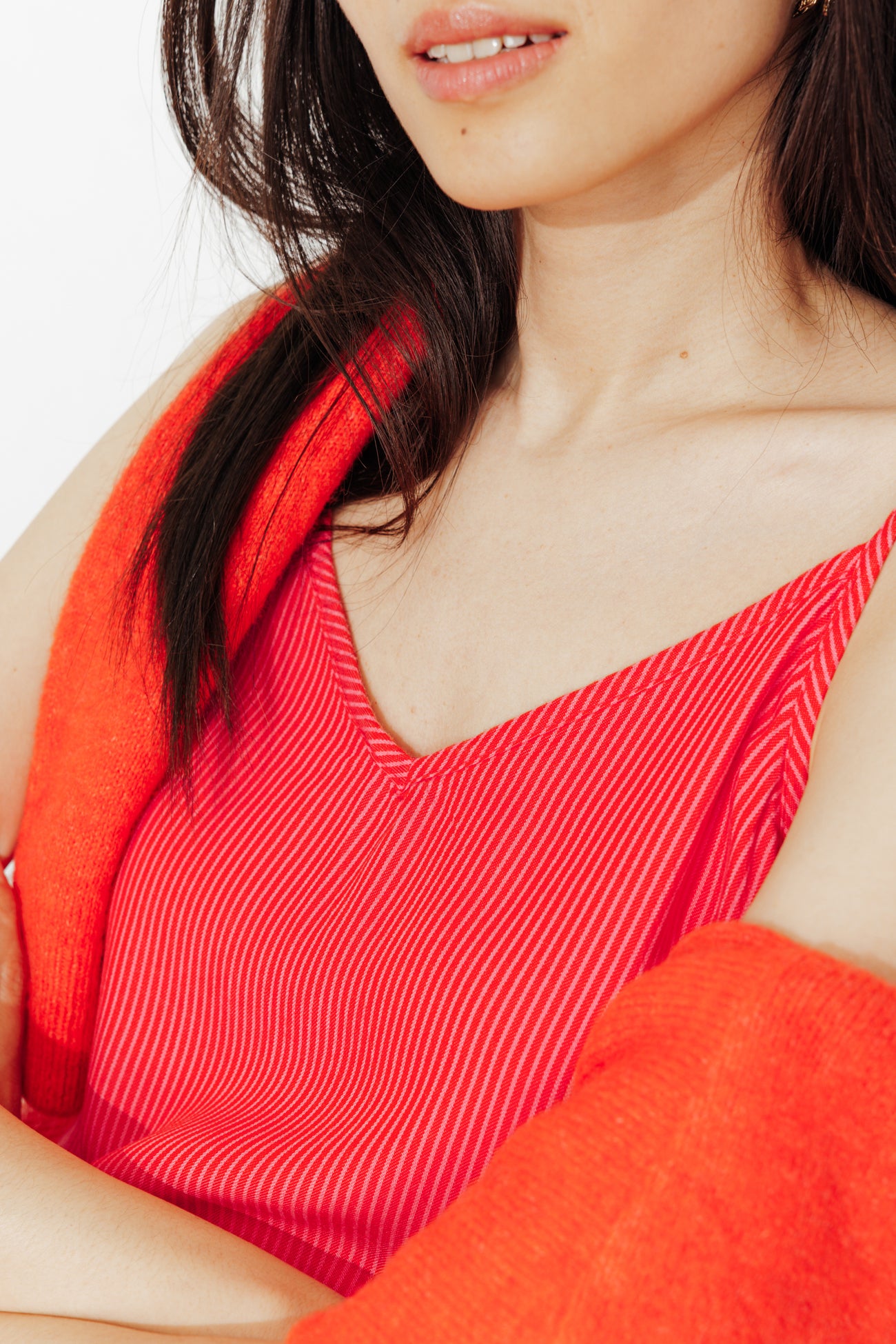 Vestido fashion com tiras