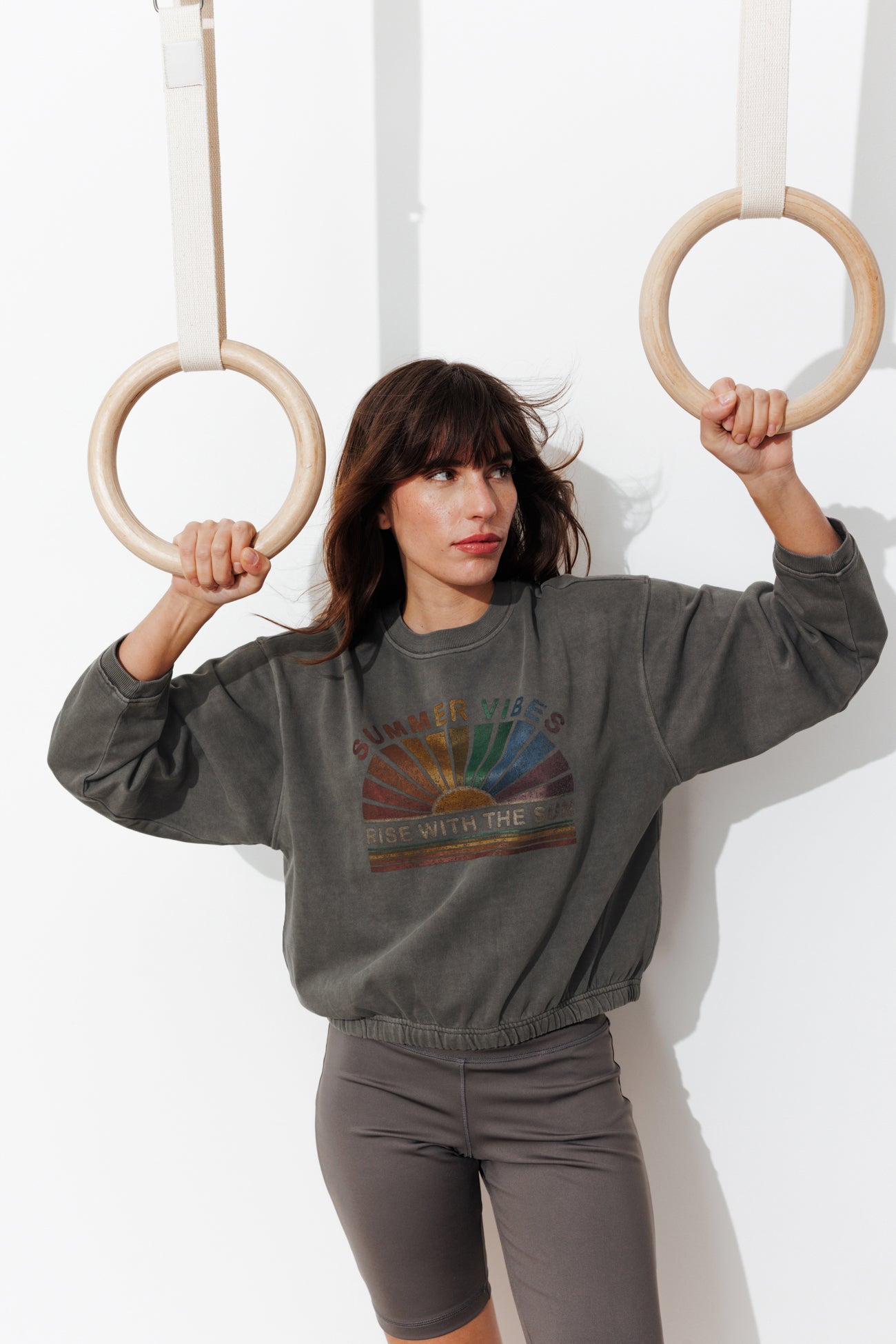 Sweatshirt com vibes de verão