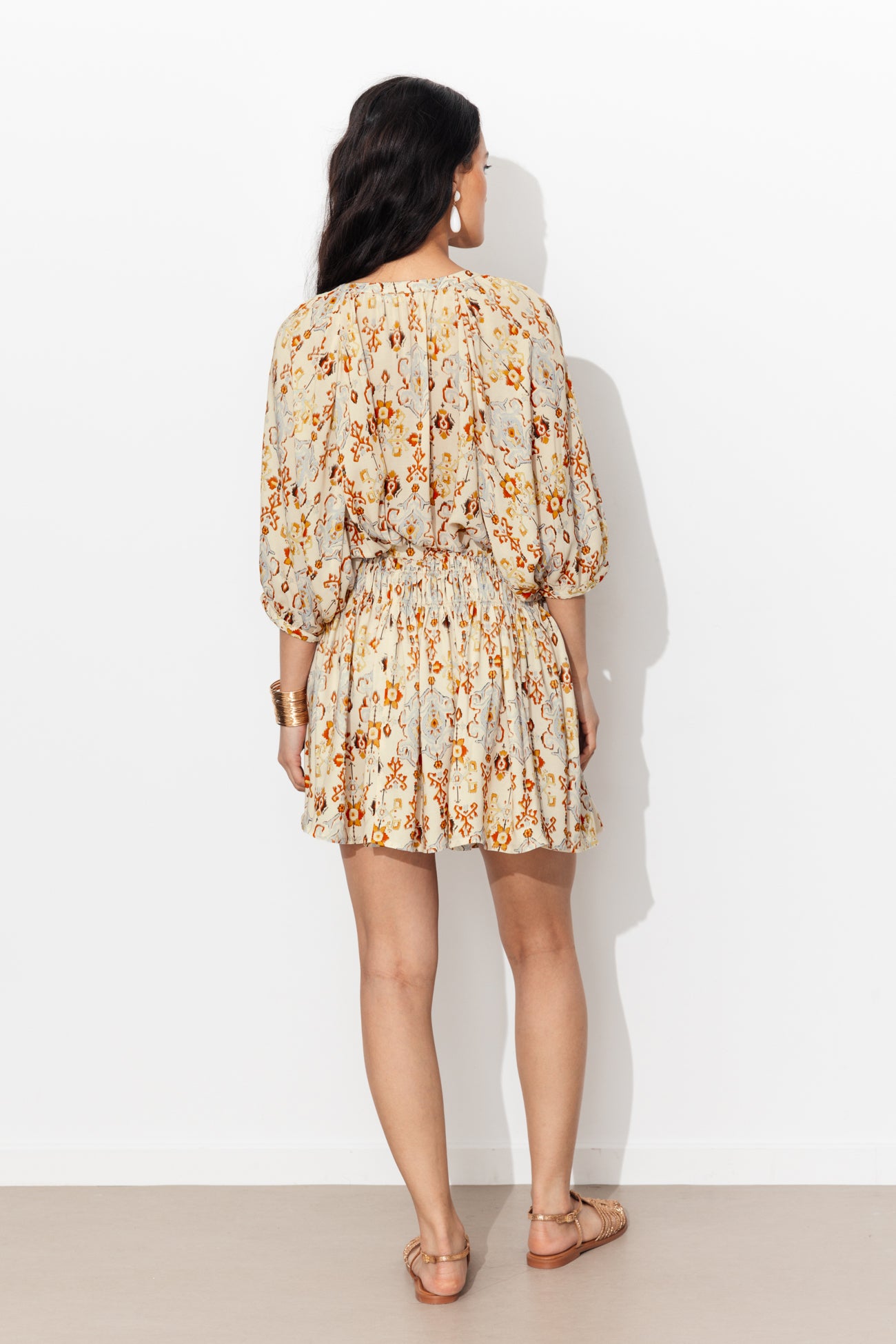 Saia curta estampada