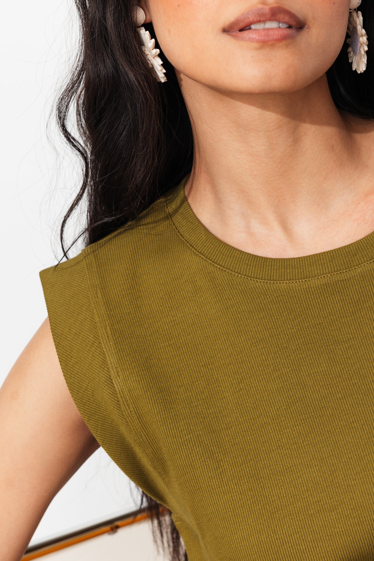 Camisola de malha listrada