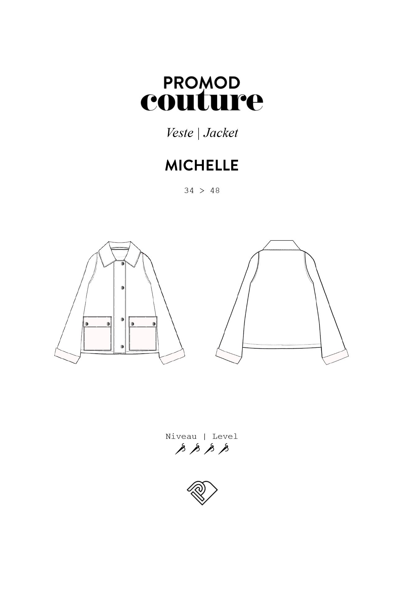 Modelo de jaqueta MICHELLE PDF