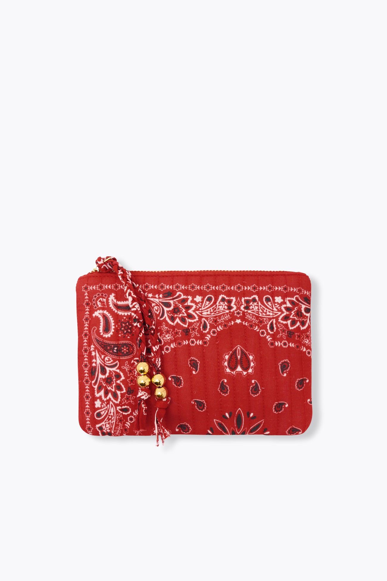 Bolsa mini com zíper em bandana