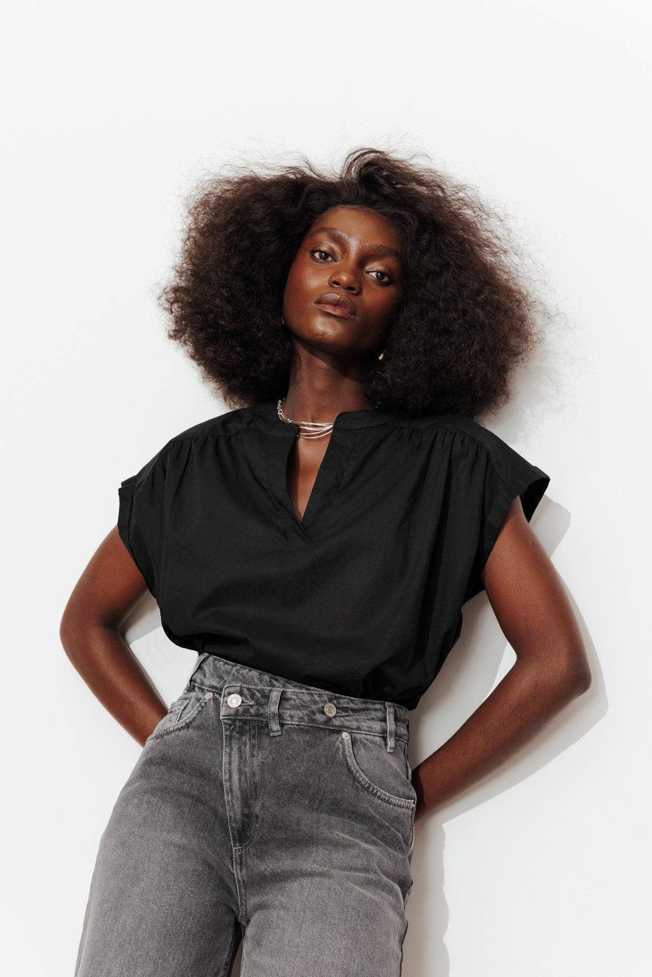 Blusa de algodão