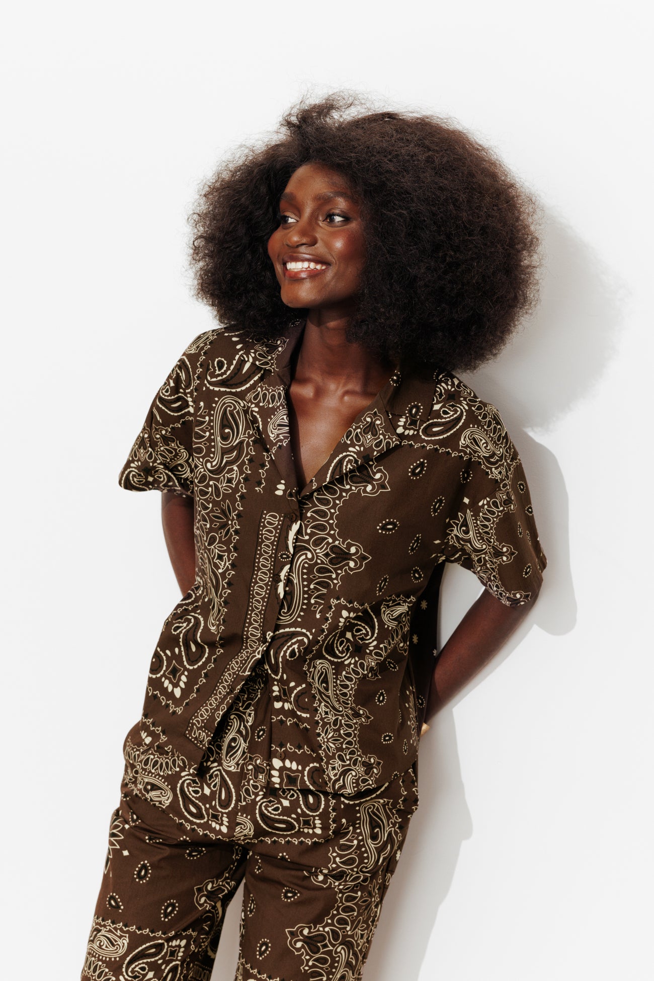 Camisa estampada com bandana