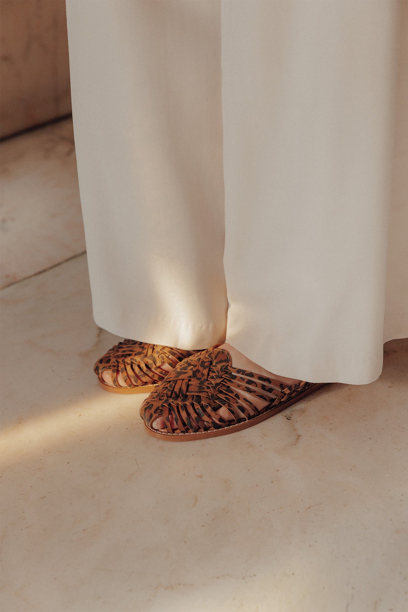 Mocassins de couro