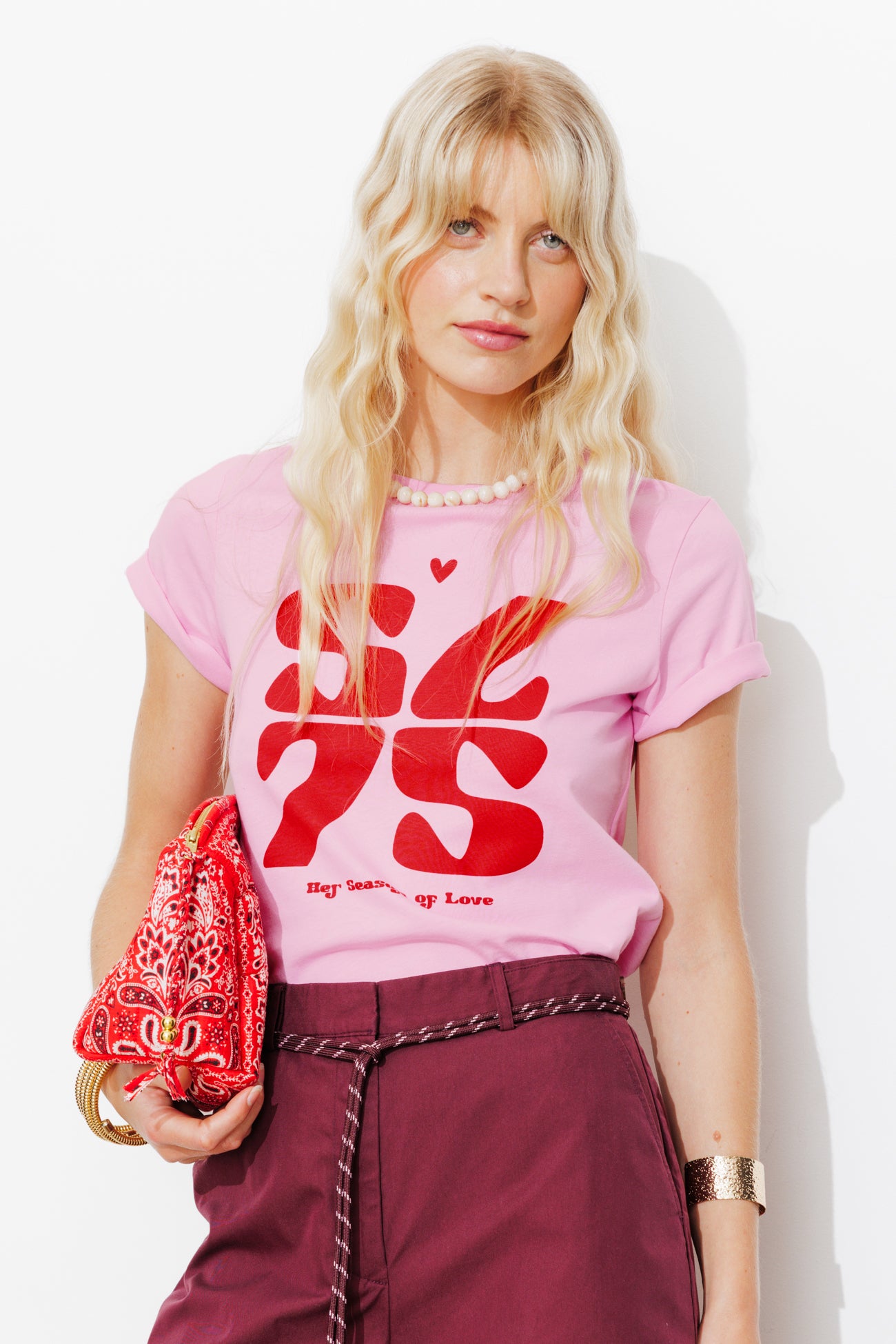 Camisola com slogan '75'