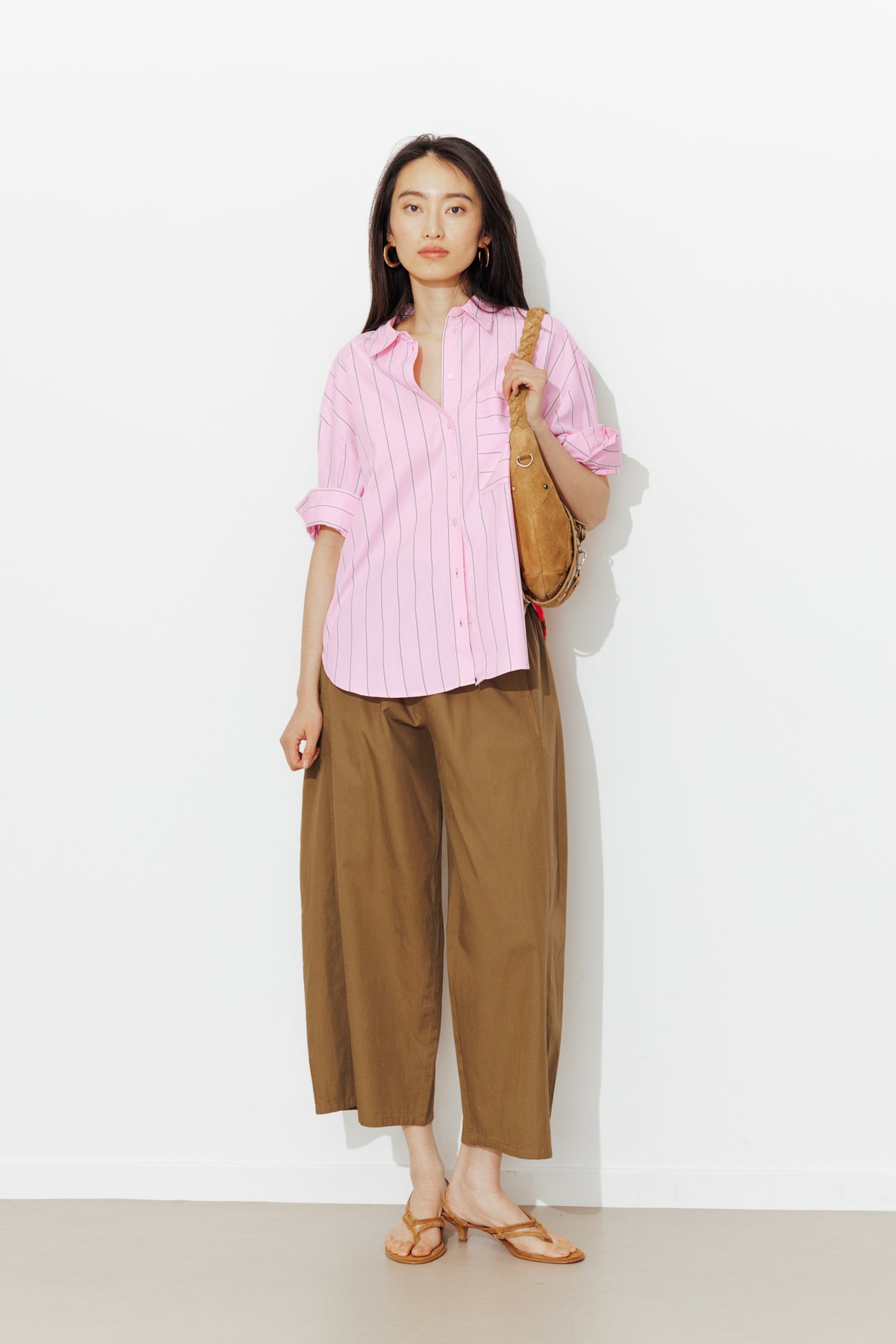 Camisa listrada oversized