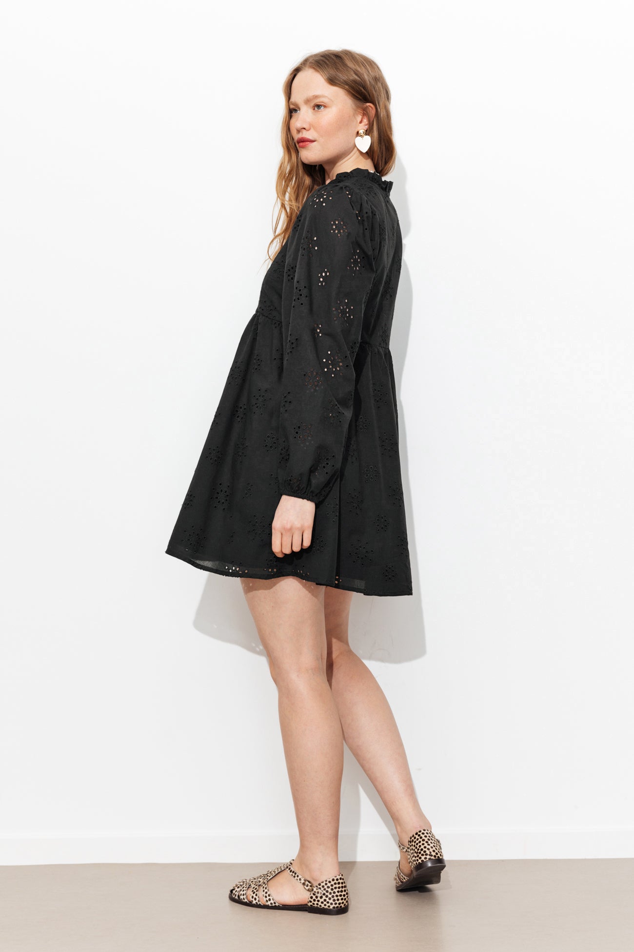 Vestido de broderie anglaise