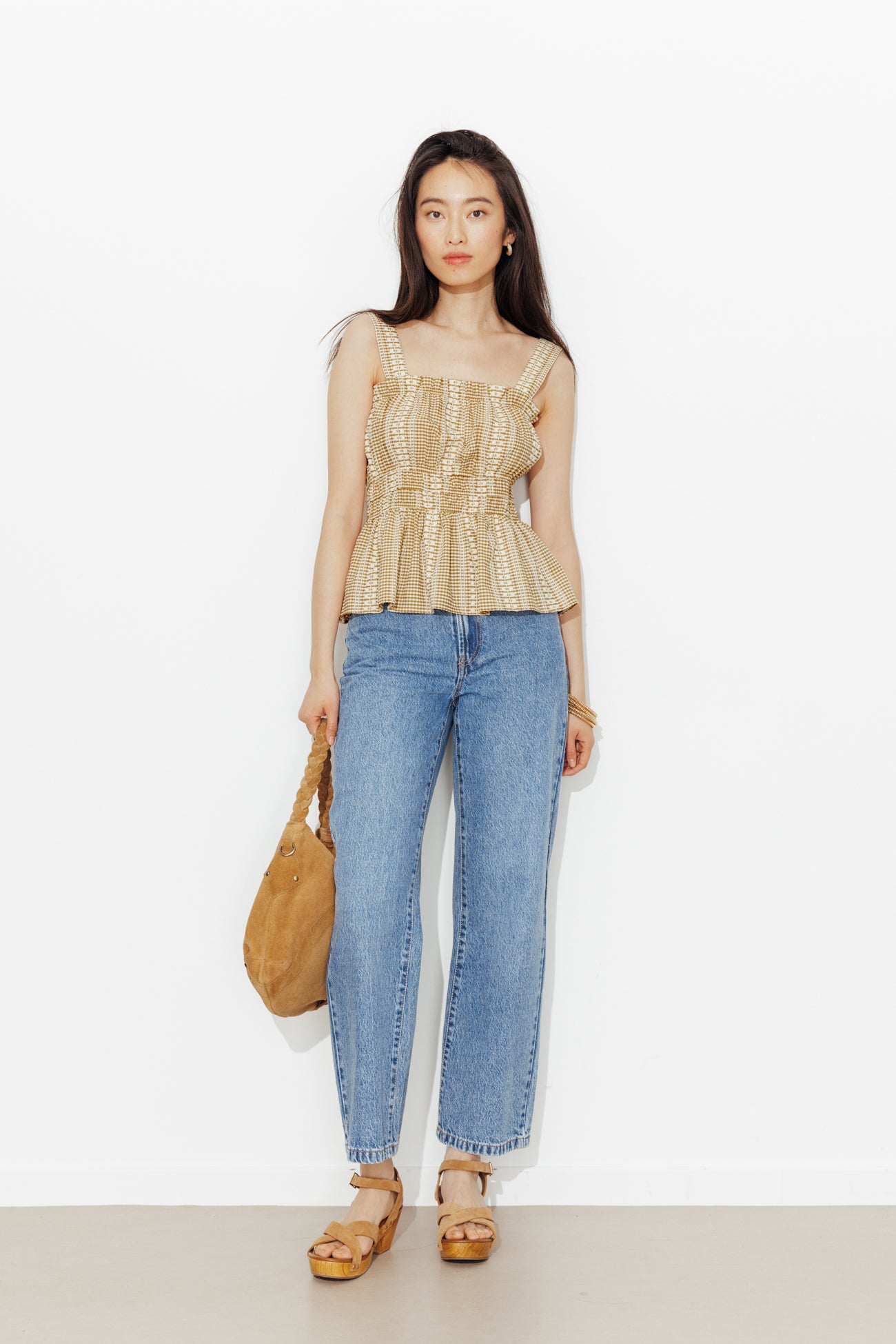 Top strappy em xadrez