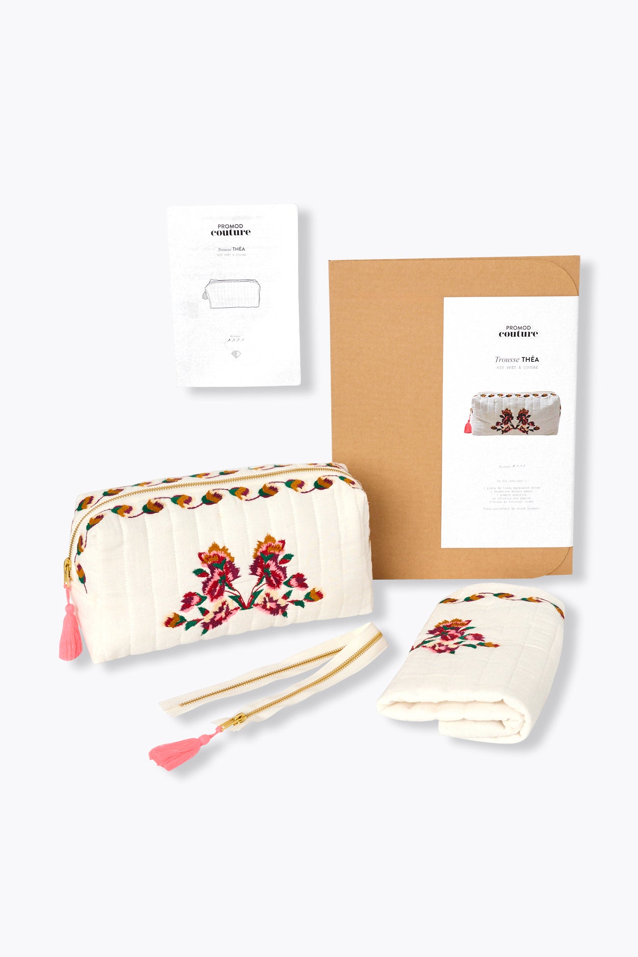 Kit de costura de bolsa bordada THEA