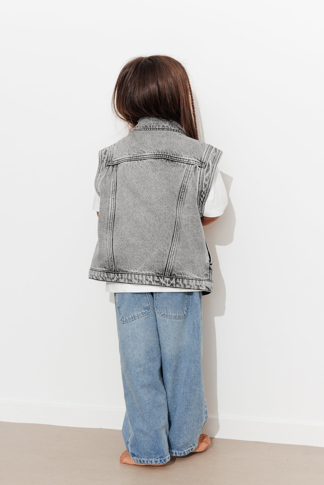 Jaqueta de jeans infantil LEONIE
