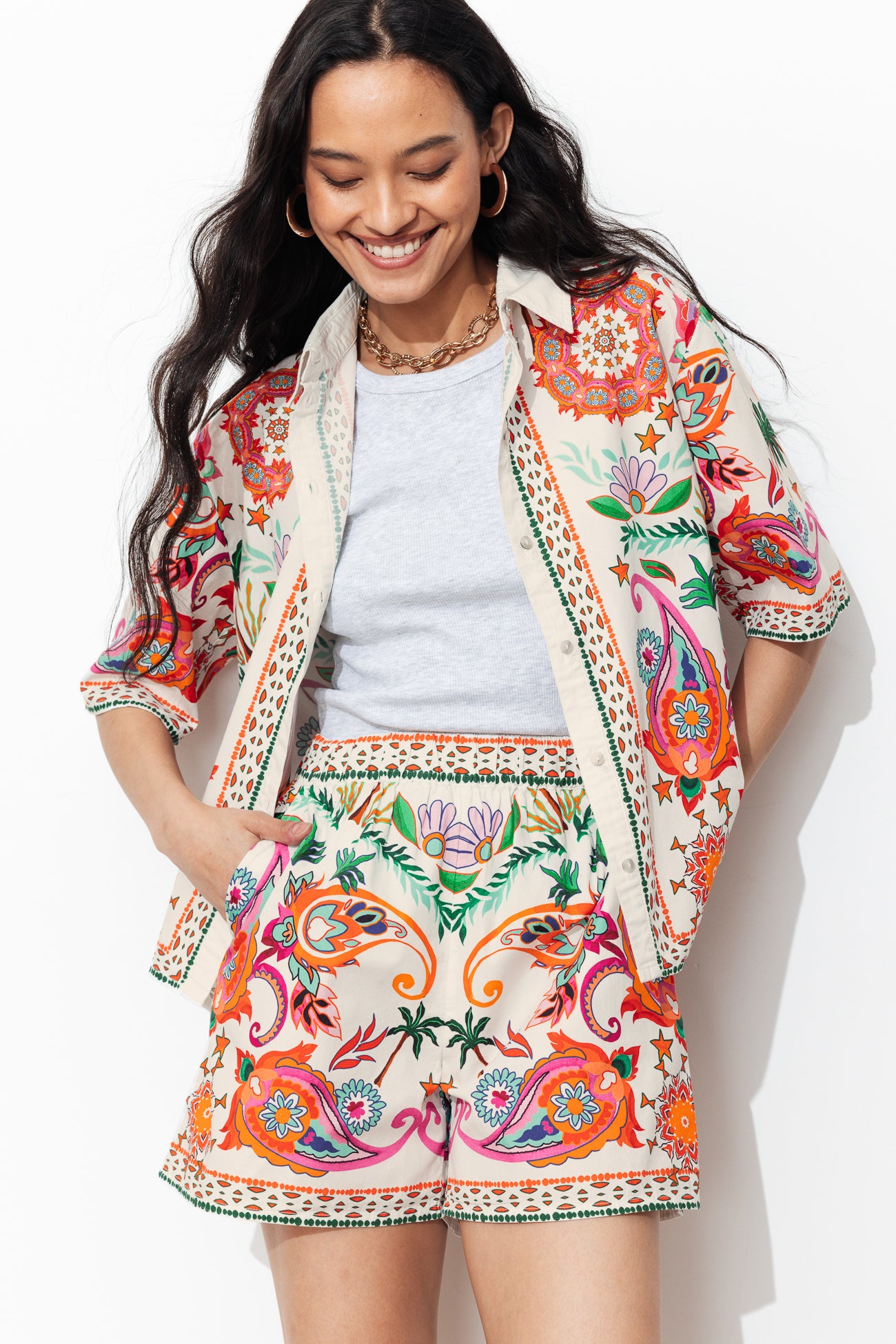 Bermudas estampadas