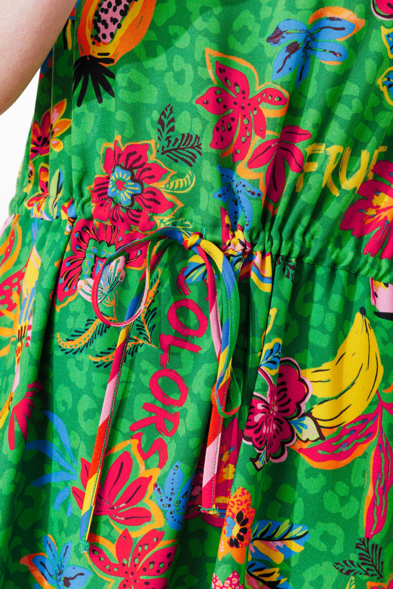 Vestido longo estampado