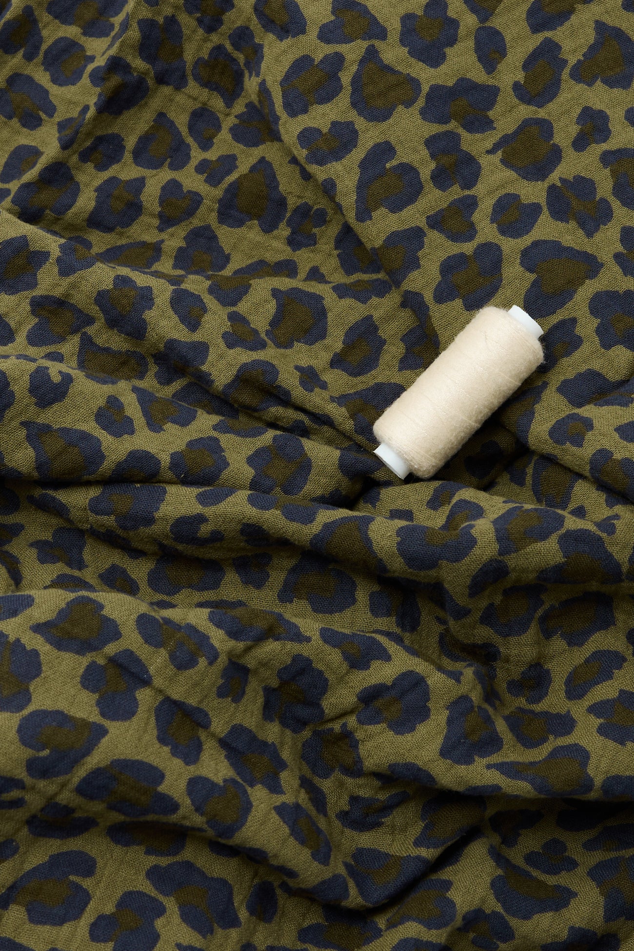 Tecido de algodão listrado de leopardo de 3 m
