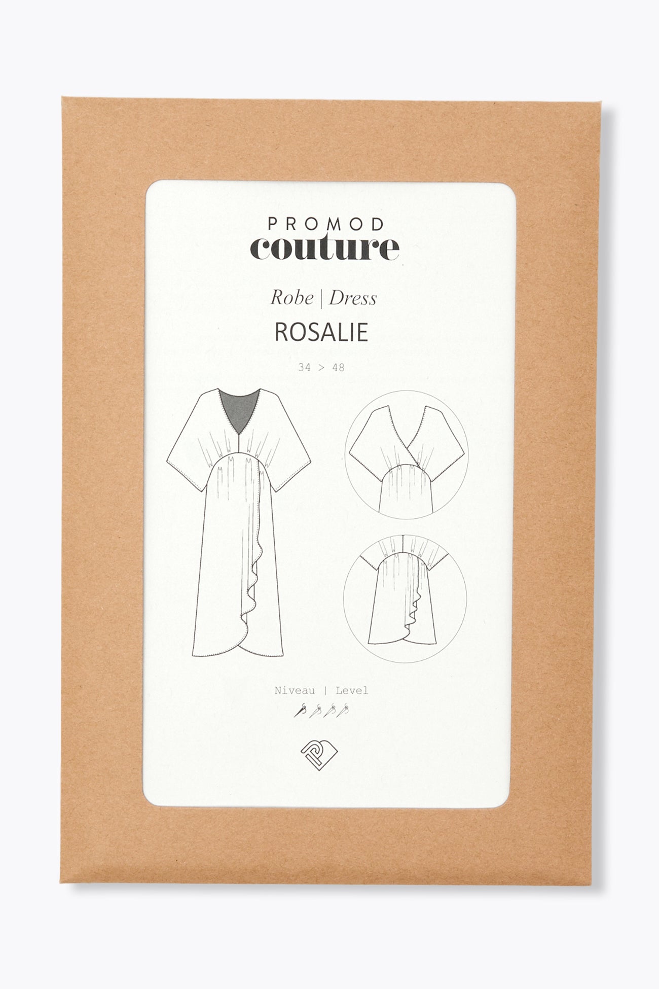 Modelo de vestido de papel ROSALIE