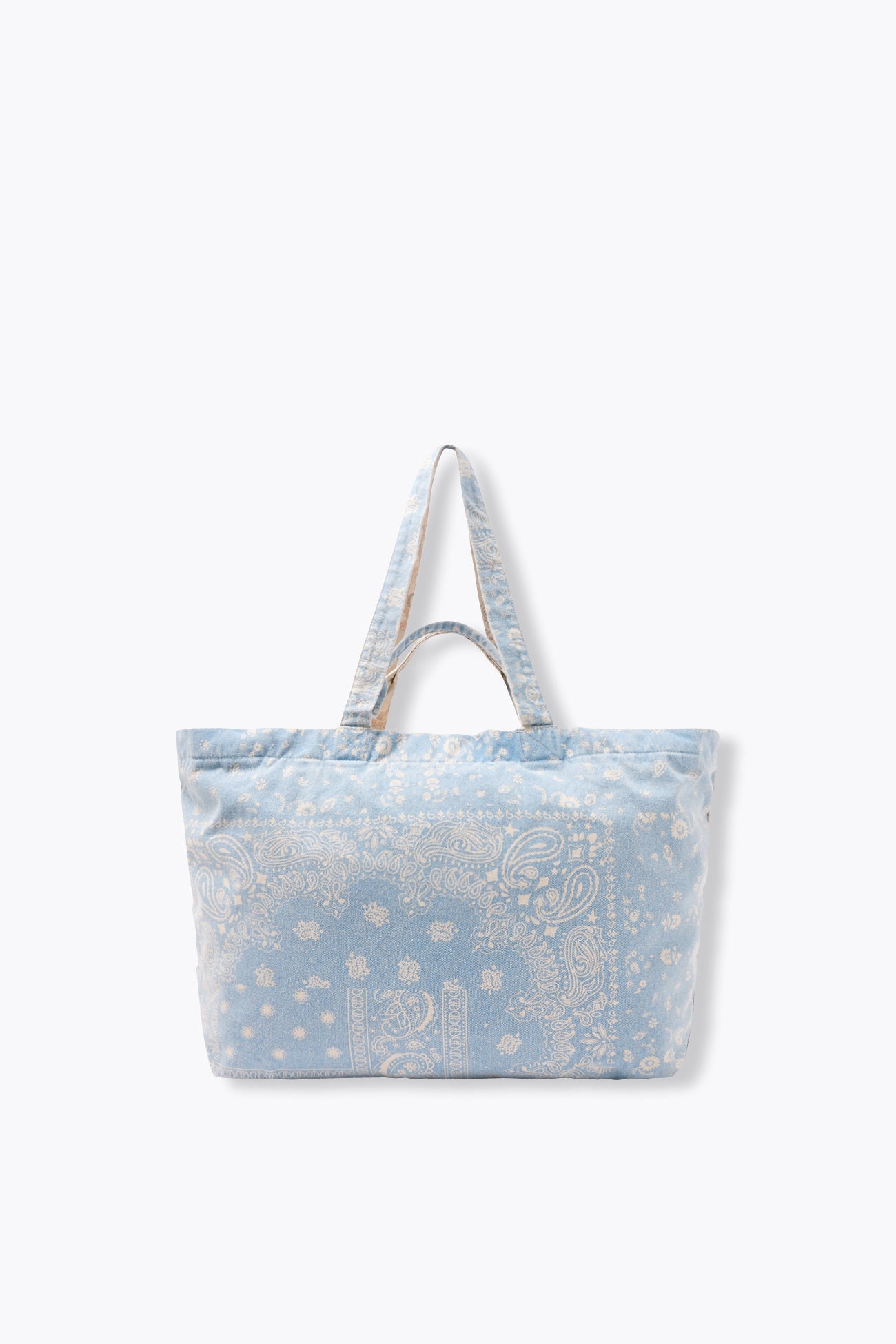 Bolsa tote com estampa de bandana maxi