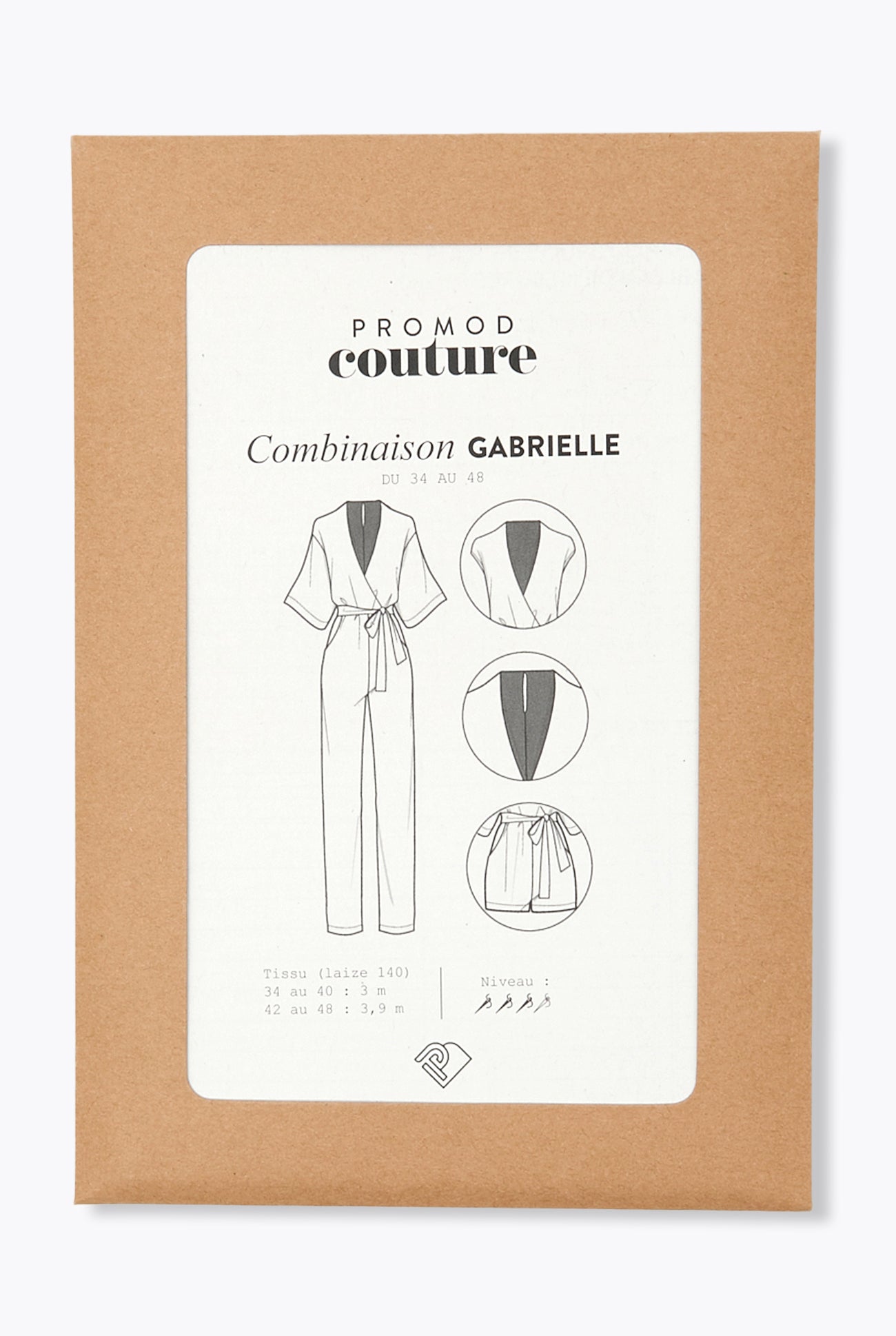 Modelo de costura para macacão GABRIELLE
