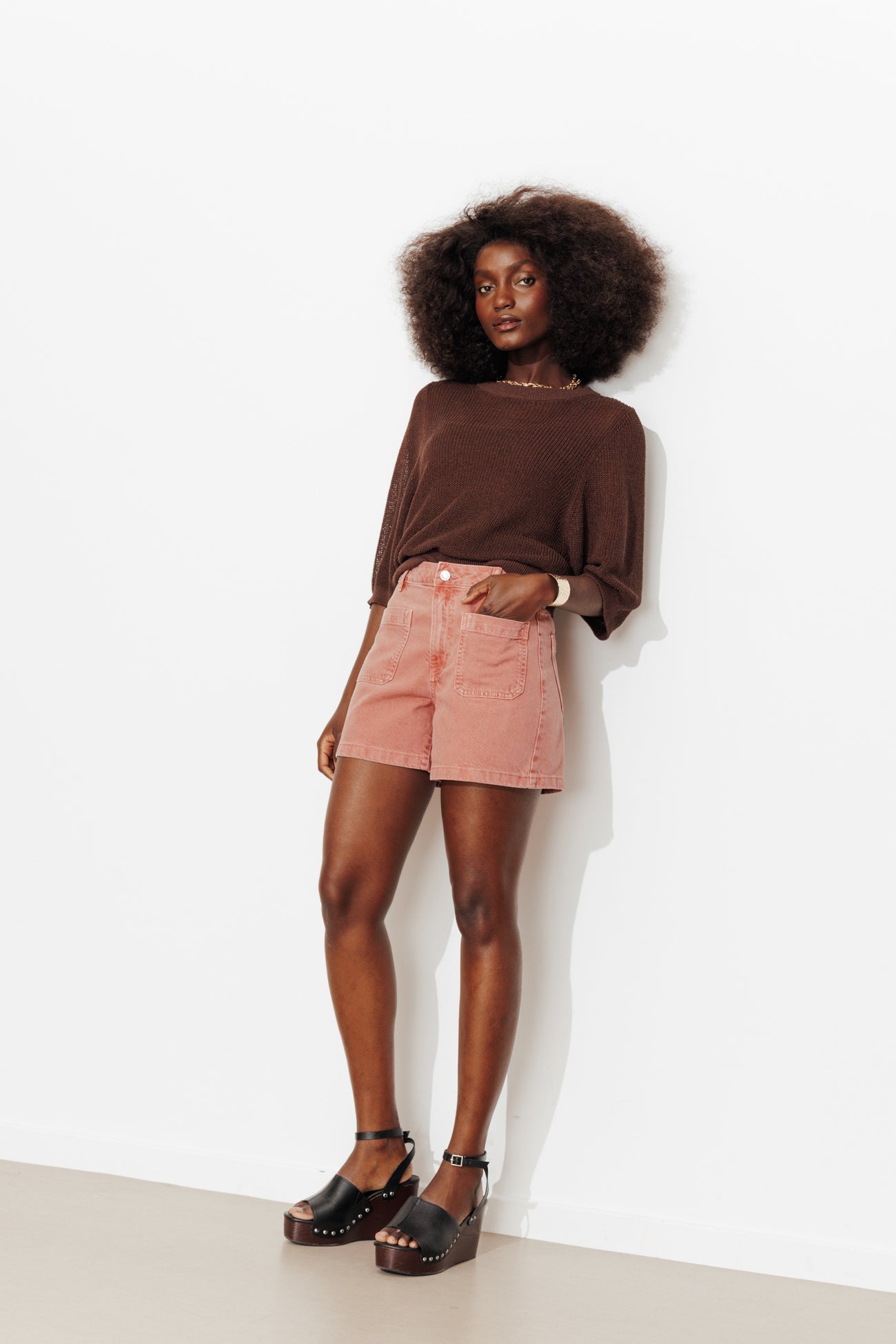 Bermudas de denim