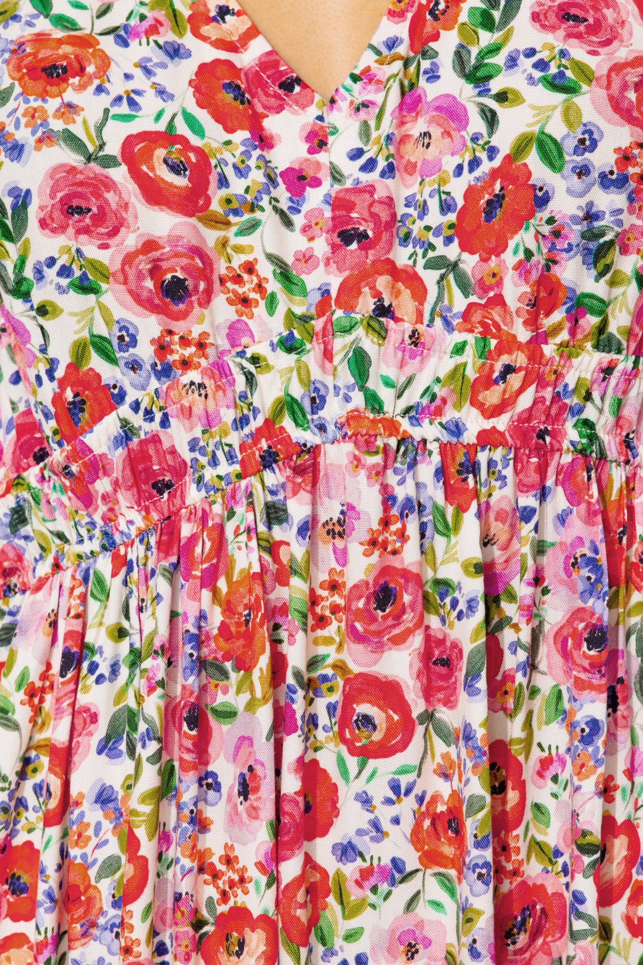 Vestido floral longo