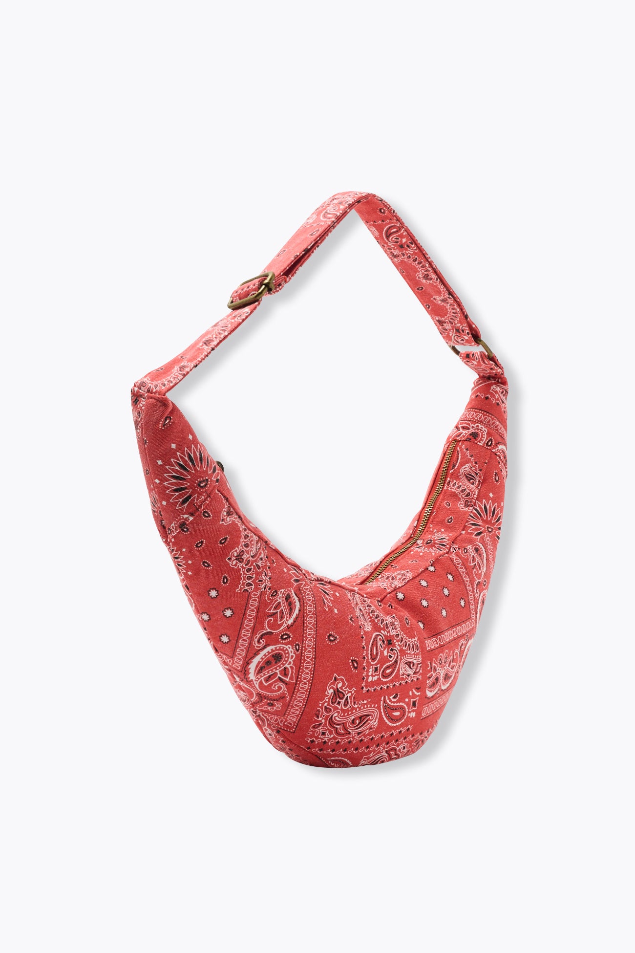 Bolsa meia-lua com bandana