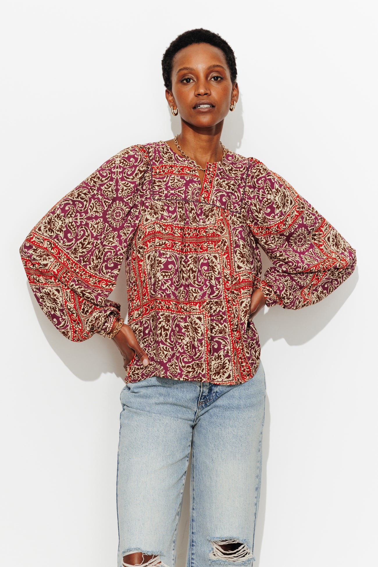 Blusa estampada