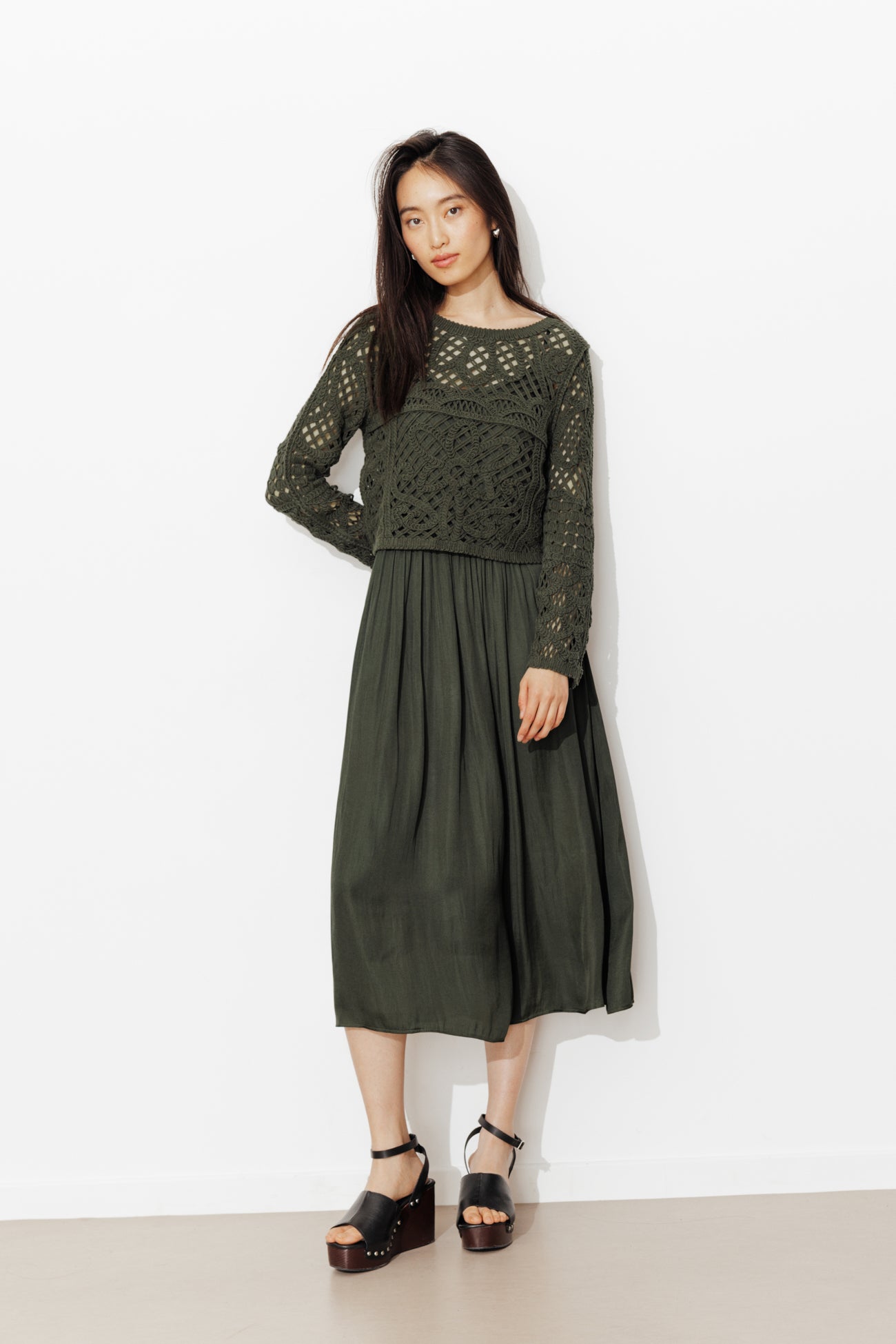 Vestido tipo blusa/saia