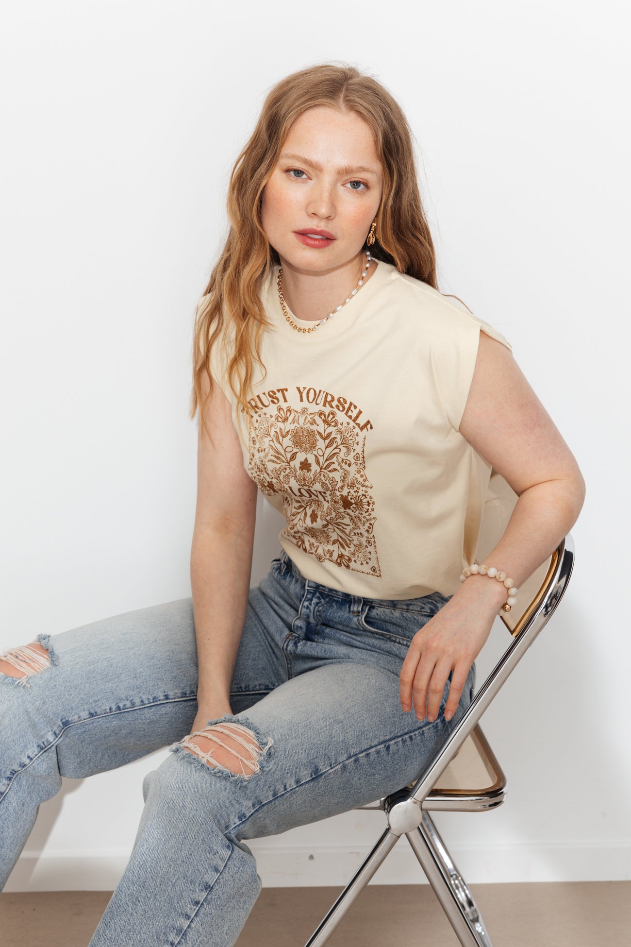 Camiseta com frase chamativa