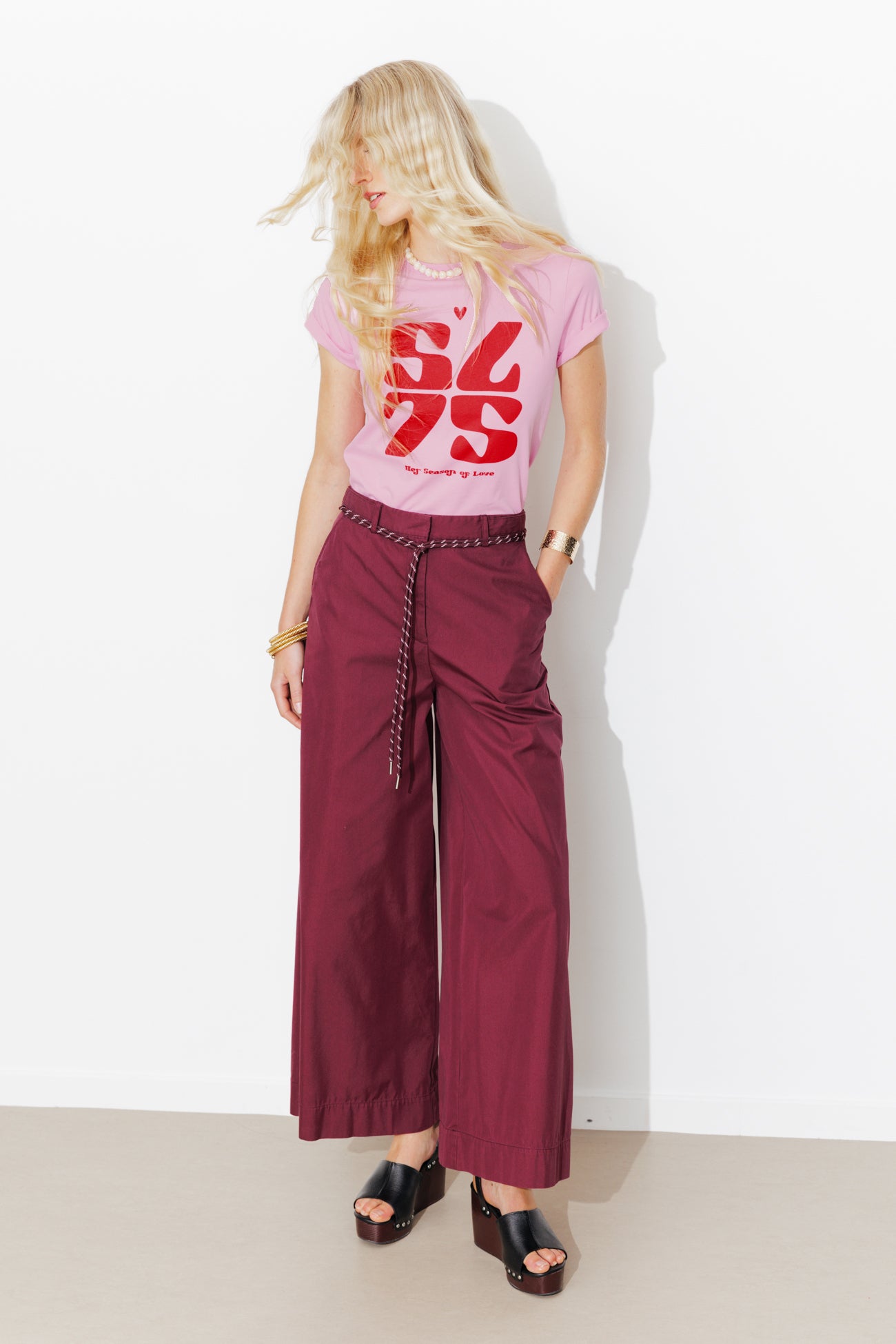 Camisola com slogan '75'