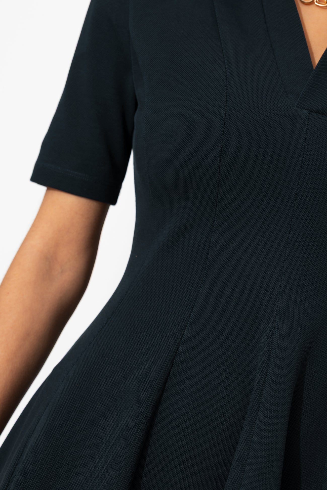 Vestido de ténis em malha piqué