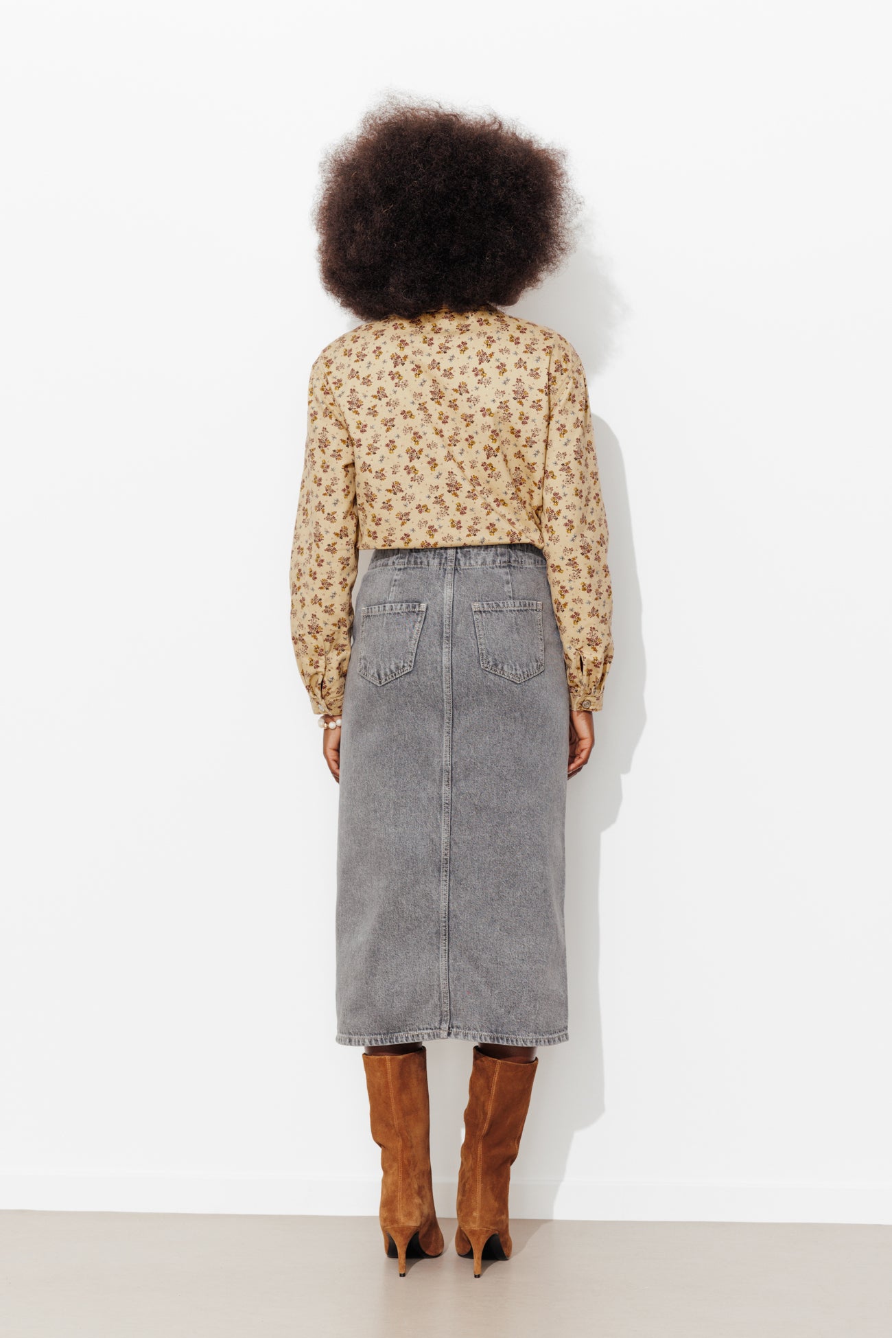 Camisa de vovô floral